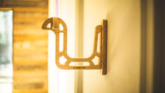 Solo Helmet Rack – Minimal Motorcycle Helmet Wall Mount