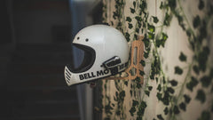 Solo Helmet Rack – Minimal Motorcycle Helmet Wall Mount
