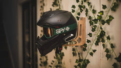 Solo Helmet Rack – Minimal Motorcycle Helmet Wall Mount