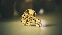 Sugar Skull Magnet & Pin