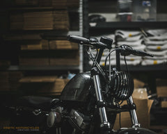 MiniZ Handlebars – Aggressive Harley Sportster Handlebars: Narrow, Nimble, Stock Compatible