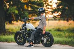 Slims Handlebars – 18" Wide Harley Sportster Handlebars: Clean Look, CNC Notched