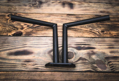 Slims Handlebars – 18" Wide Harley Sportster Handlebars: Clean Look, CNC Notched