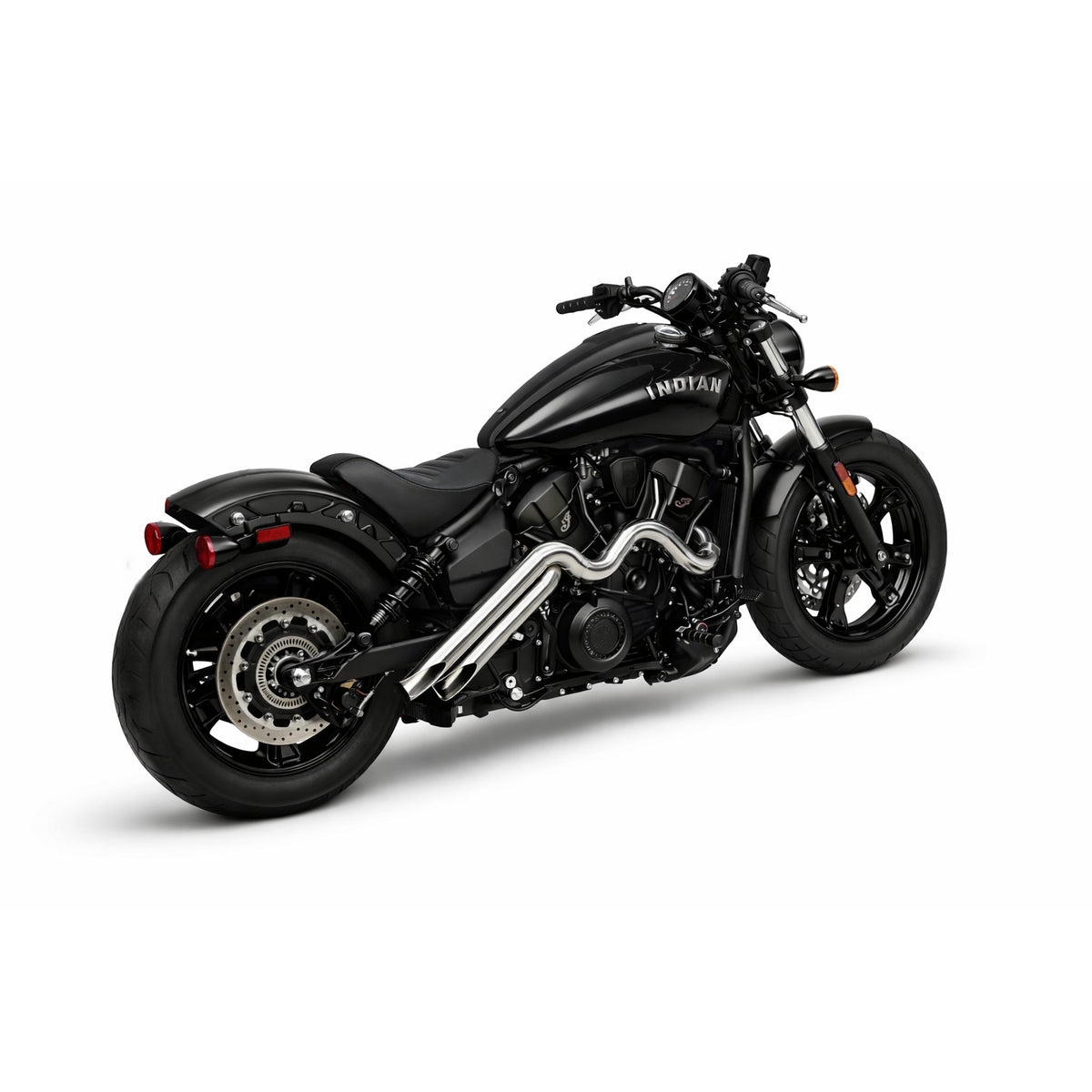 RIDGE 2-INTO-1 FULL CUSTOM EXHAUST SYSTEM FOR INDIAN SCOUT MODELS